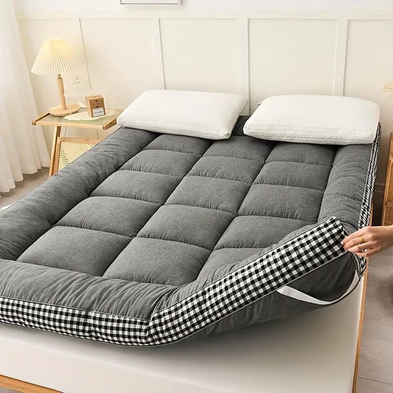 Topper Pad For Mattress Gray
